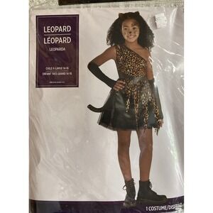 Leopard 5‎ Piece Halloween Costume Set Size Child X-Large 14-16